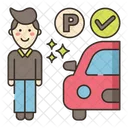 Aparcamiento Gratuito Coche Gratis Icono