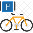 Parking de bicicletas  Icono