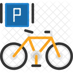 Parking de bicicletas  Icono