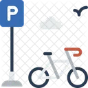 Parking de bicicletas  Icono