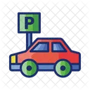 Aparcamiento Gratuito Coche Gratis Icono