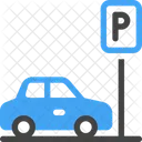 Zona De Aparcamiento Coche Aparcamiento Icono