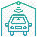 Estacionamiento Inteligente Internet De Las Cosas Iot Icono