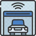 Aparcamiento Inteligente Wifi Coche Icono