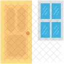 Apartment Window Door Icon