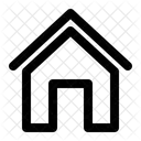 Apartment House Hut Icon