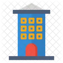 Apartment Building Office Icon Icon