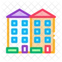Apartment Houses Building Icon