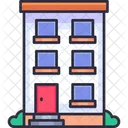 Apartment Building Office Icon