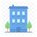 Apartment Residential Area Town Icon