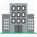 Apartment Building Home Icon