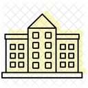 Apartment Color Shadow Thinline Icon Icon