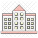 Apartment Lineal Color Icon Icon