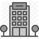 Apartment Construction Hostel Icon