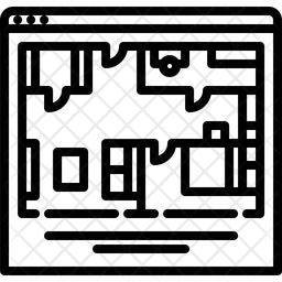 Apartment layout  Icon