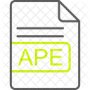 Ape File Format Icône