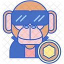 Ape Animal Token Icon