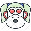 Ape Girl Ape Crown Ape Icon