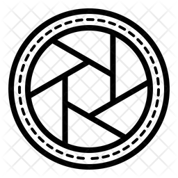 Aperture Camera Lens  Icon