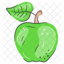 Grun Apfel Essen Symbol