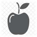 Apfel Essen Mahlzeit Symbol