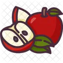 Apfel Obst Vegan Symbol