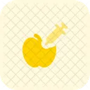 Apfel-Injektion  Symbol