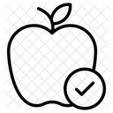 Apfel überprüfen  Symbol