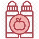 Apfel dampfen  Symbol