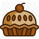 Apfelkuchen Backerei Dessert Symbol