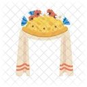 Apfelkuchen  Symbol