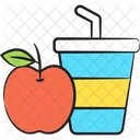 Apfelsaft  Symbol