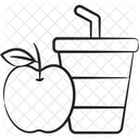 Apfelsaft  Symbol