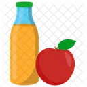 Apfelsaft  Symbol