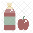 Apfel Apfelwein Getrank Symbol