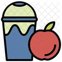 Apfelsaft  Symbol