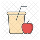 Apfelsaft  Symbol