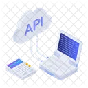 API、クラウド、コンピューティング アイコン