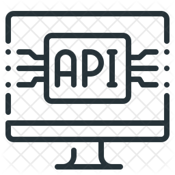 Api Icon - Download in Line Style