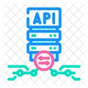 API、接続、データ アイコン