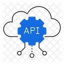 API En La Nube Computacion En La Nube Integracion De API Icono