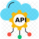 API de la nube  Icono