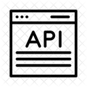 API Entwicklung Webseite Symbol
