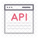 API Entwicklung Webseite Symbol