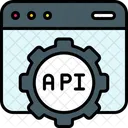 API Entwicklung Web API Webseite Symbol