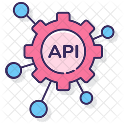Api Integration Icon - Download in Colored Outline Style