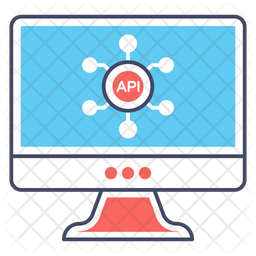Api Interface Icon - Download in Colored Outline Style