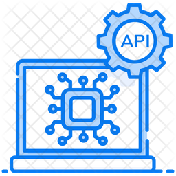 Api Interface Icon - Download in Colored Outline Style image.
