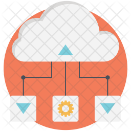 API interface Data Icon - Download in Flat Style