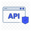 Api Security Icon Api Endpoint Protection User Authentication アイコン